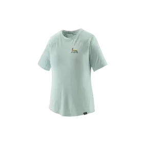 Tee-shirt Patagonia "Capilene® Cool Trail Graphic Shirt" - Femme Taille S Couleur Vert